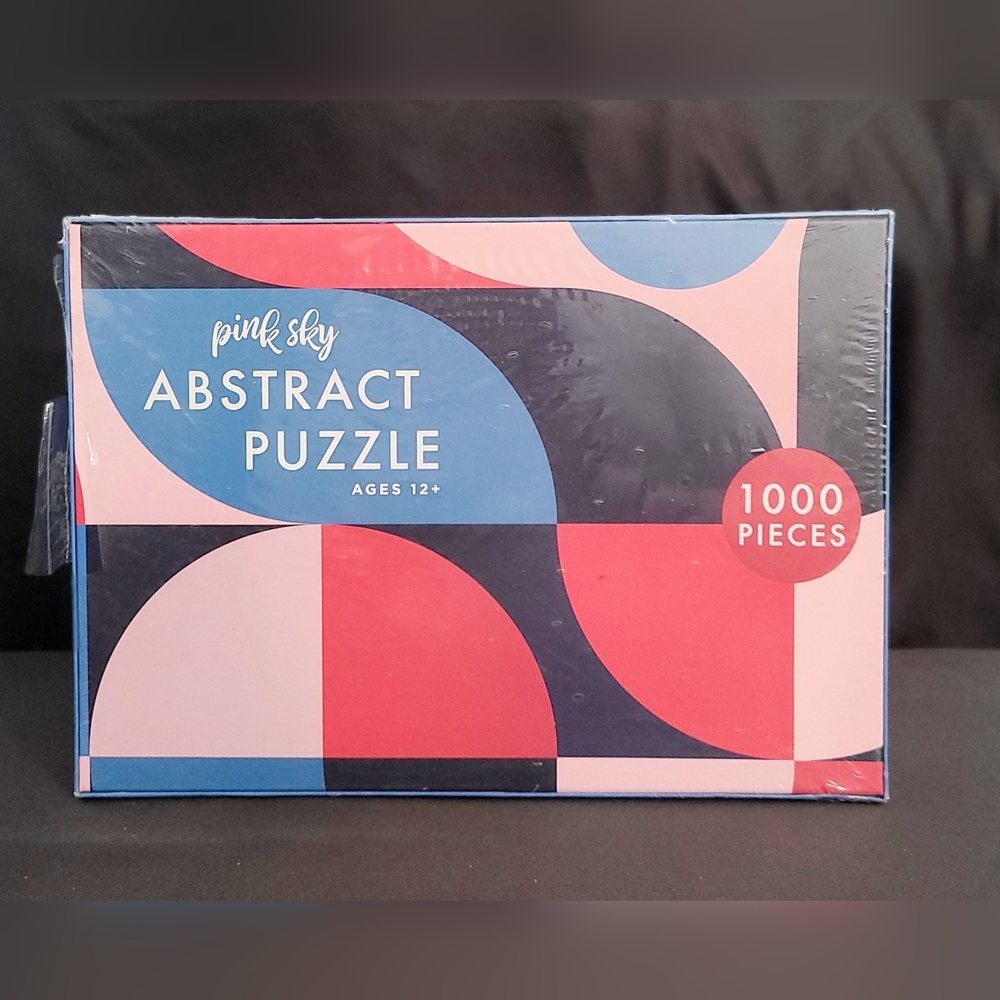 New Puzzle 1000 Piece Pink Sky Abstract Art Jigsaw Puzzle by Argento Brand NEW